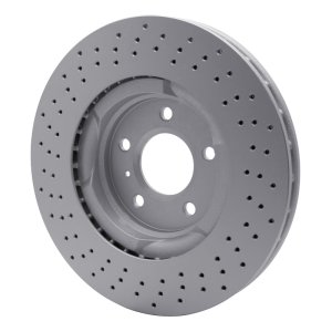 Pontiac Grand Prix Brake Rotor (1) - Front - R1 Concepts - GeoSPEC Coated Rotor - Drilled - `05-`08
